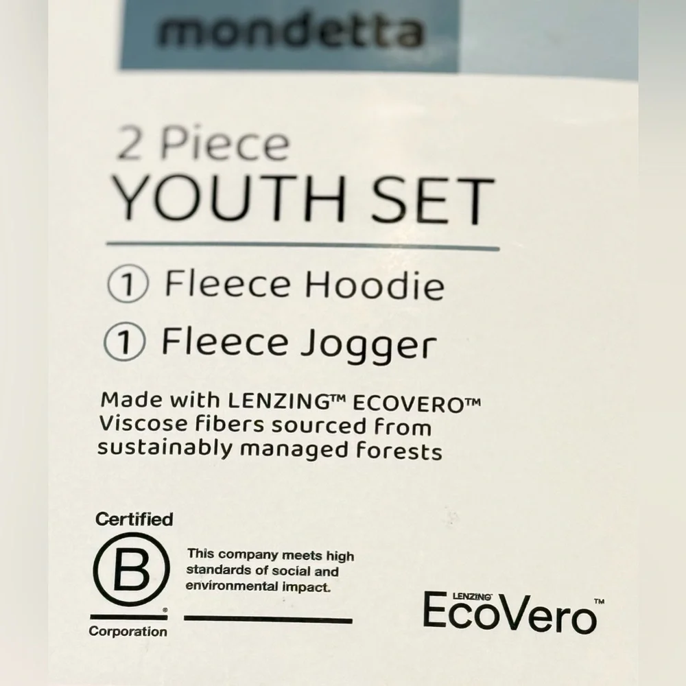 Mondetta 2 Piece Youth Fleece Set
